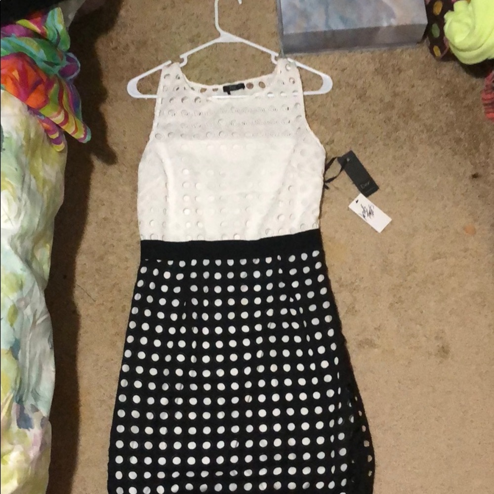 Black and white dress